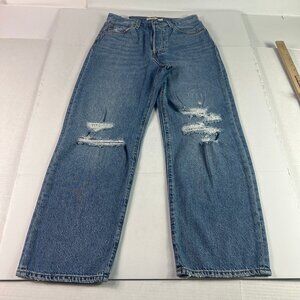 Levi's Jeans Women's 27x26* Ribcage High Rise Straight Ankle Blue Denim Tag 27
